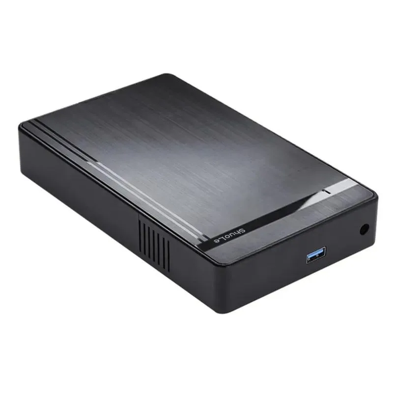 BOLRZO USB3.0 2.5"/3.5" SATA HDD SSD Enclosure, High Speed External Hard Drive Case