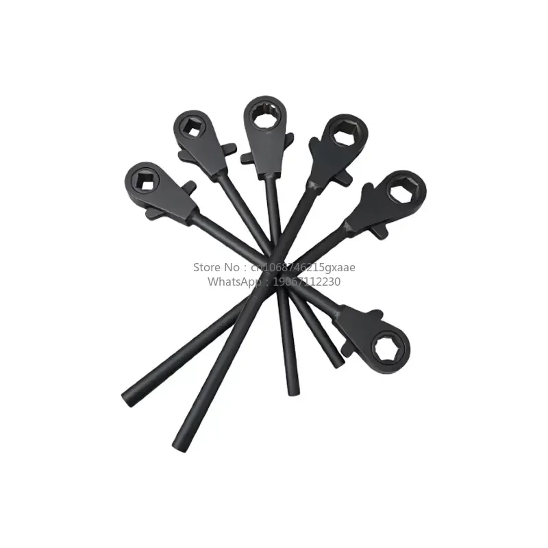 Industrial Two-Way Ratchet Wrench for Heavy-Duty Use Made of Carbon Steel