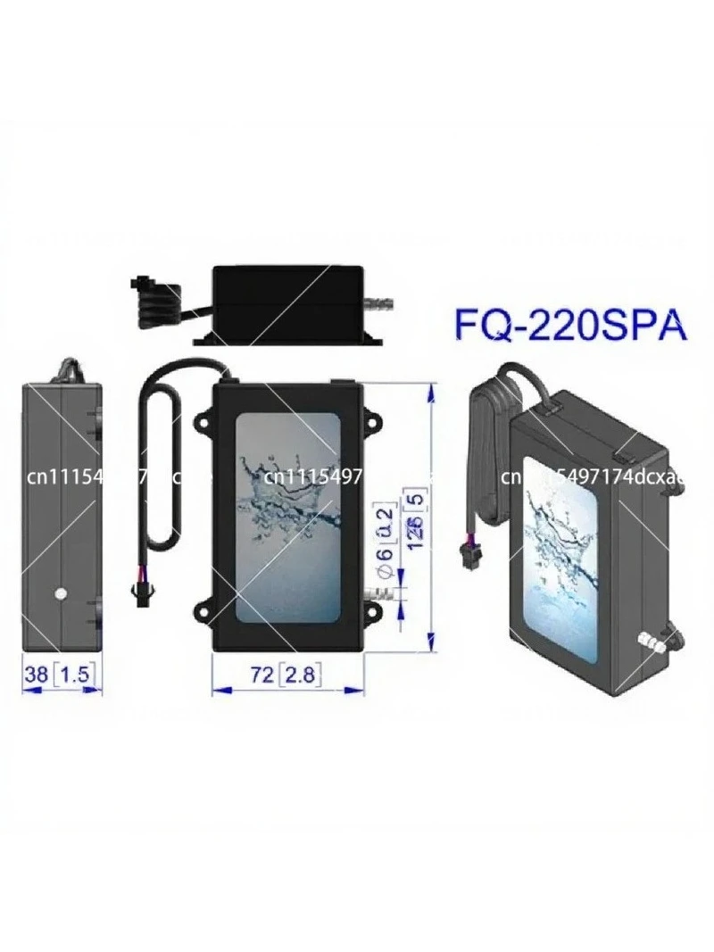SPA Bathtub Ozone Generator 50MG/H Water Circulation Built-in Air Pump High Concentration Pool Sterilizer