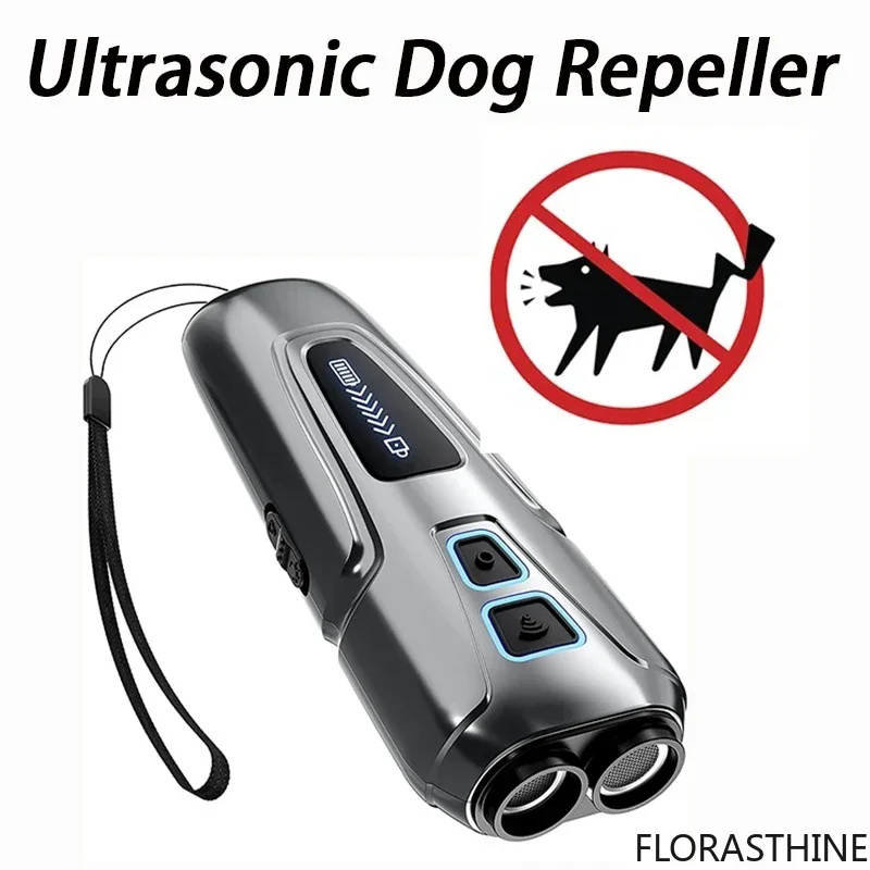 Anti-bark Ultrasonic Dog Repeller Electric Shocker Training Behavior Dog Aids Repeller Anti-noise Portable Pet Trainer Supplies