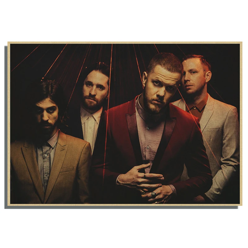 Imagine Dragons Music Album History Cover Art Posters Wall Art Prints Pictures for Living Room Modern Home Decor