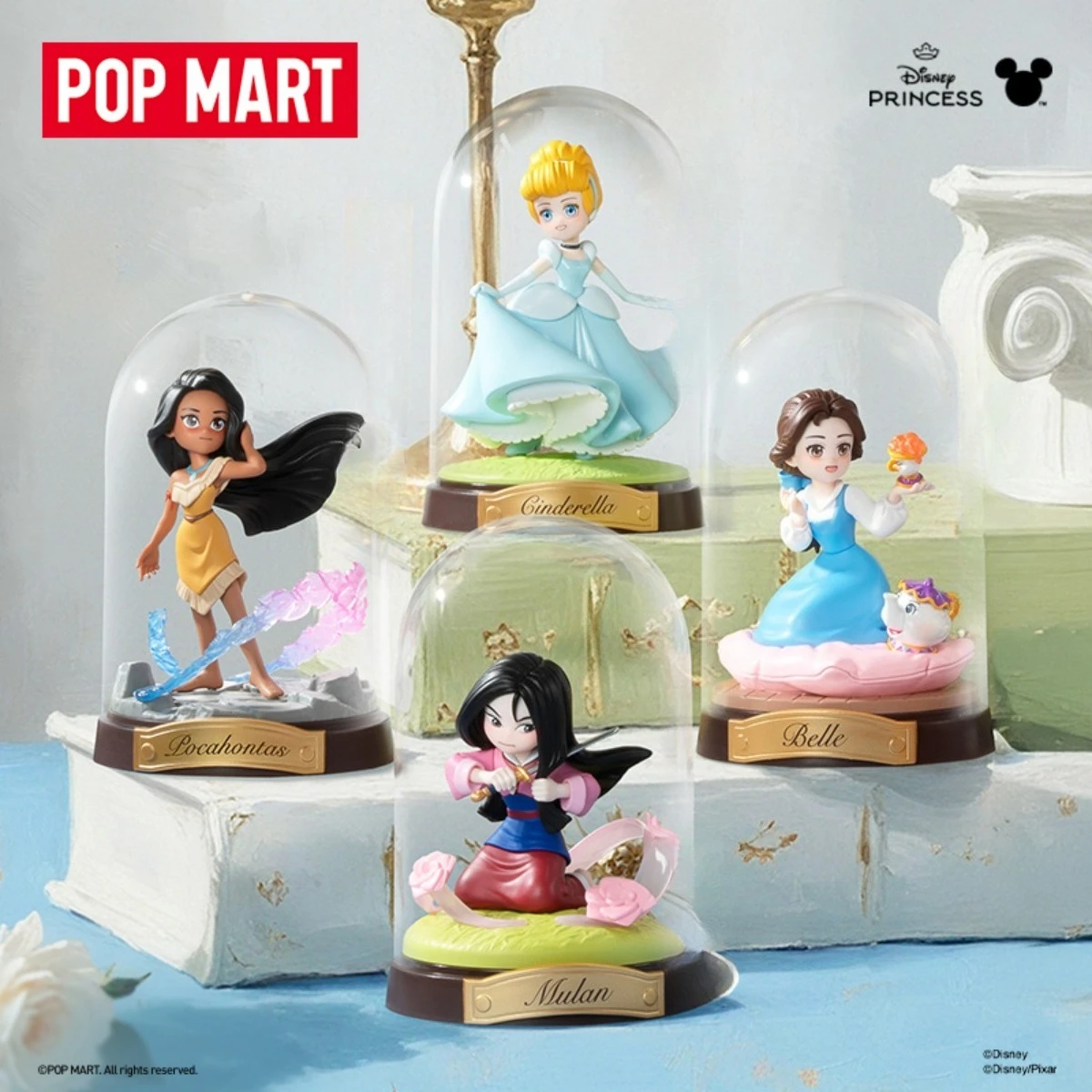 

POP MART DISNEY ПРИНЦЕсс CREAT YOU WORLD Фигурка слепая коробка модная 100% оригинальная загадочная коробка игрушка в подарок