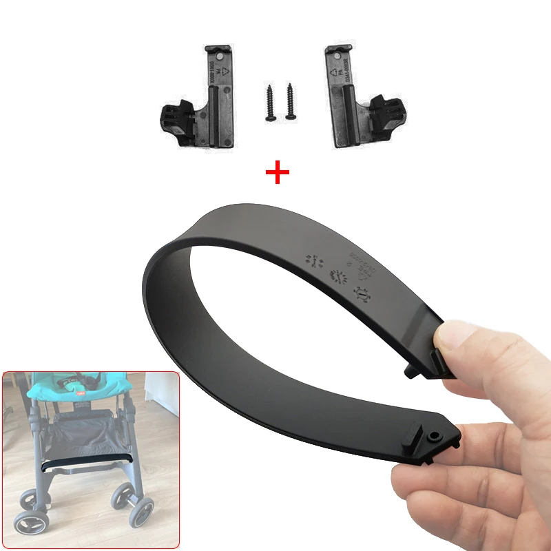 1Set Foot Strap With Belt And Clamps For GB Pockit 3Q/3S/3H/Pockit+All Terrain Buggy Footrest Baby Buggy Accessories