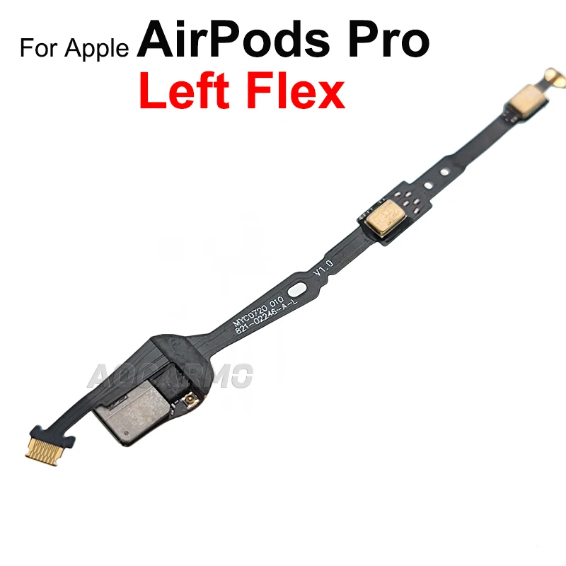 Aocarmo Left + Right Chip Slug Flex with Speaker And Noise Reduction Microphone For Apple AirPods Pro Replacement Parts