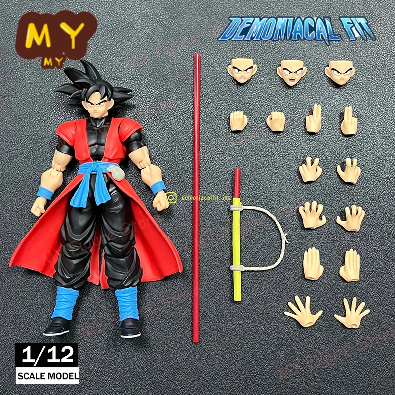 Demoniacal Fit Son Goku Action Figure Dragon Ball Goku Time and Space Vanguard Figure Time and Space Rang Dbz Statue Kid Toy