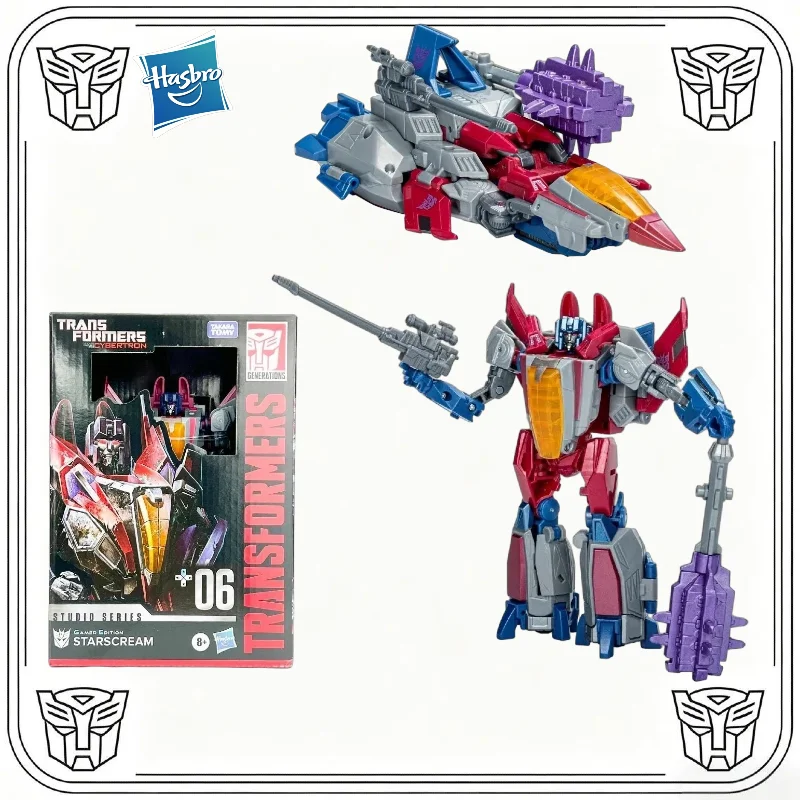 

В НАЛИЧИИ: Трансформируемые игрушки Hasbro Gamer Edition SSGE-06 Starscream, фигурка робота, коллекционные игрушки, подарки, товары для хобби