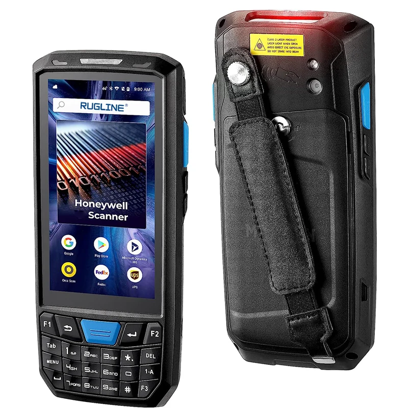 

Handheld PDA Android 9.0 Rugged POS Terminal 1D 2D Barcode Scanner WiFi 4G BT GPS PDA Bar Codes Reader