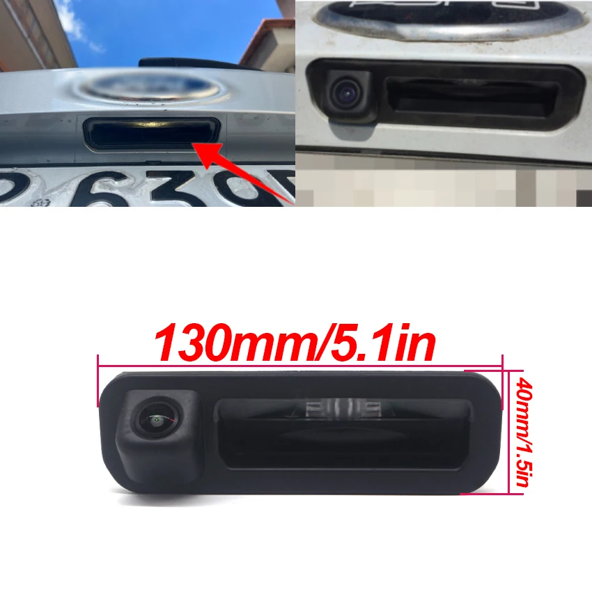 HD CCD Rear View Waterproof High quality Camera For Ford Focus 2012 2013 2014 2015 Trunk Handle Camera backup camera