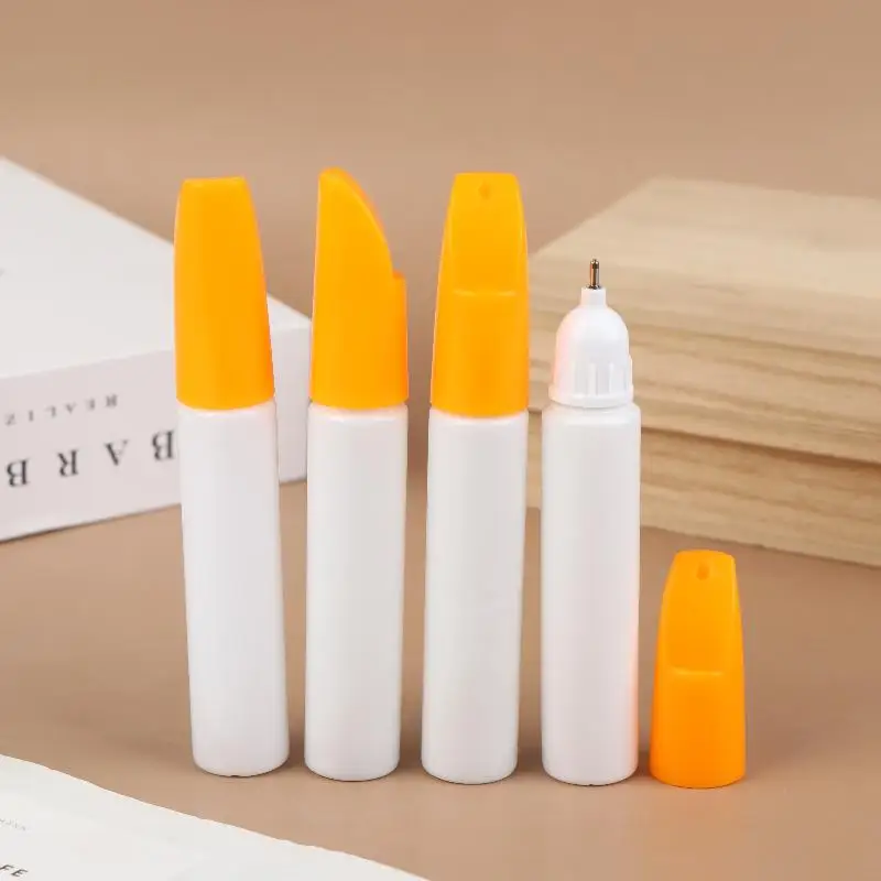 

1/5Pcs Empty Paint Bottle Repeatable Refillable Empty Pen Bottle With Brushes Empty Car Scratch Repair Pen