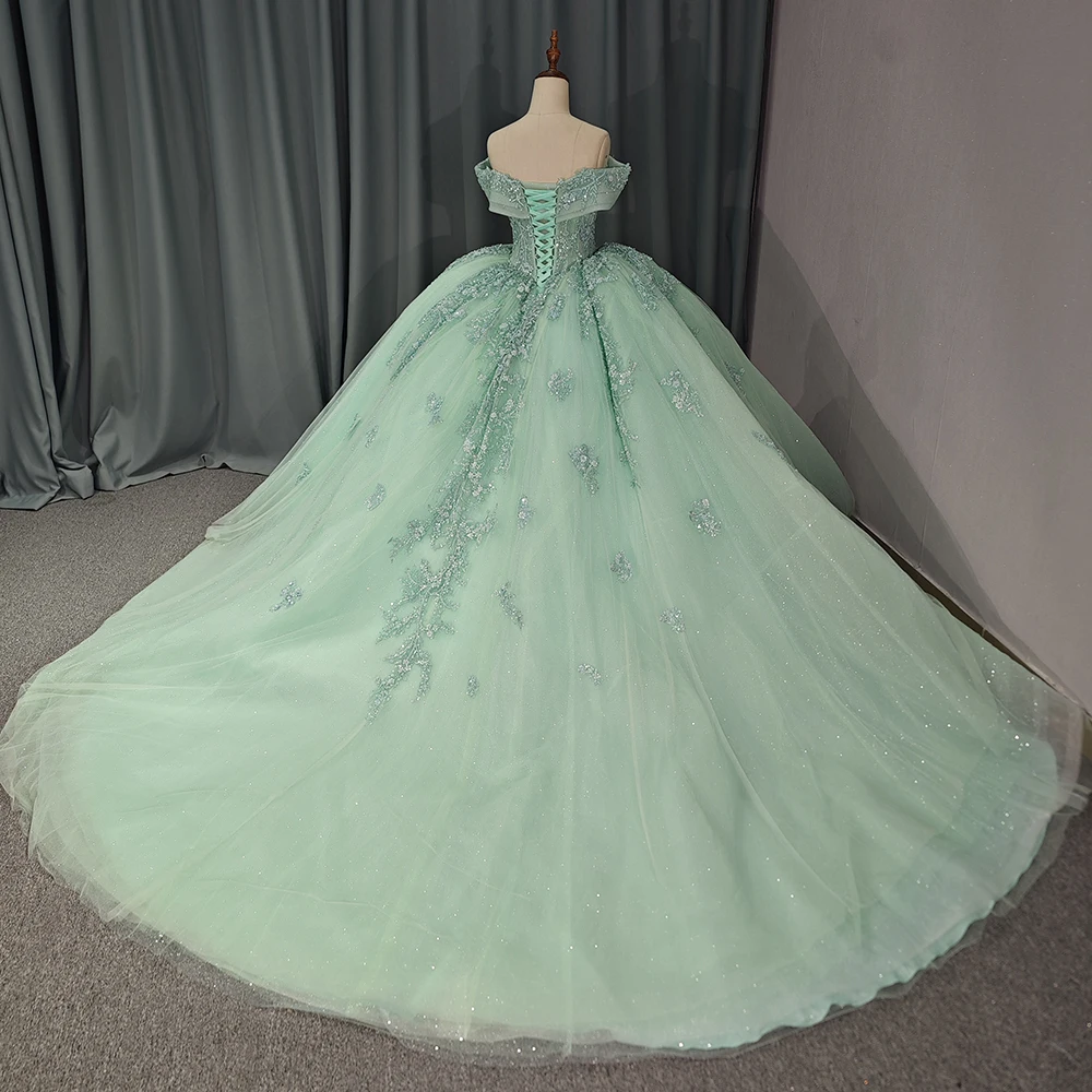 Weeding Dresses Quinceanera Dress Ball Gown Lace Applique Beading Sweetheart Sweet Best Solid Color Gowns vestido de 15 años