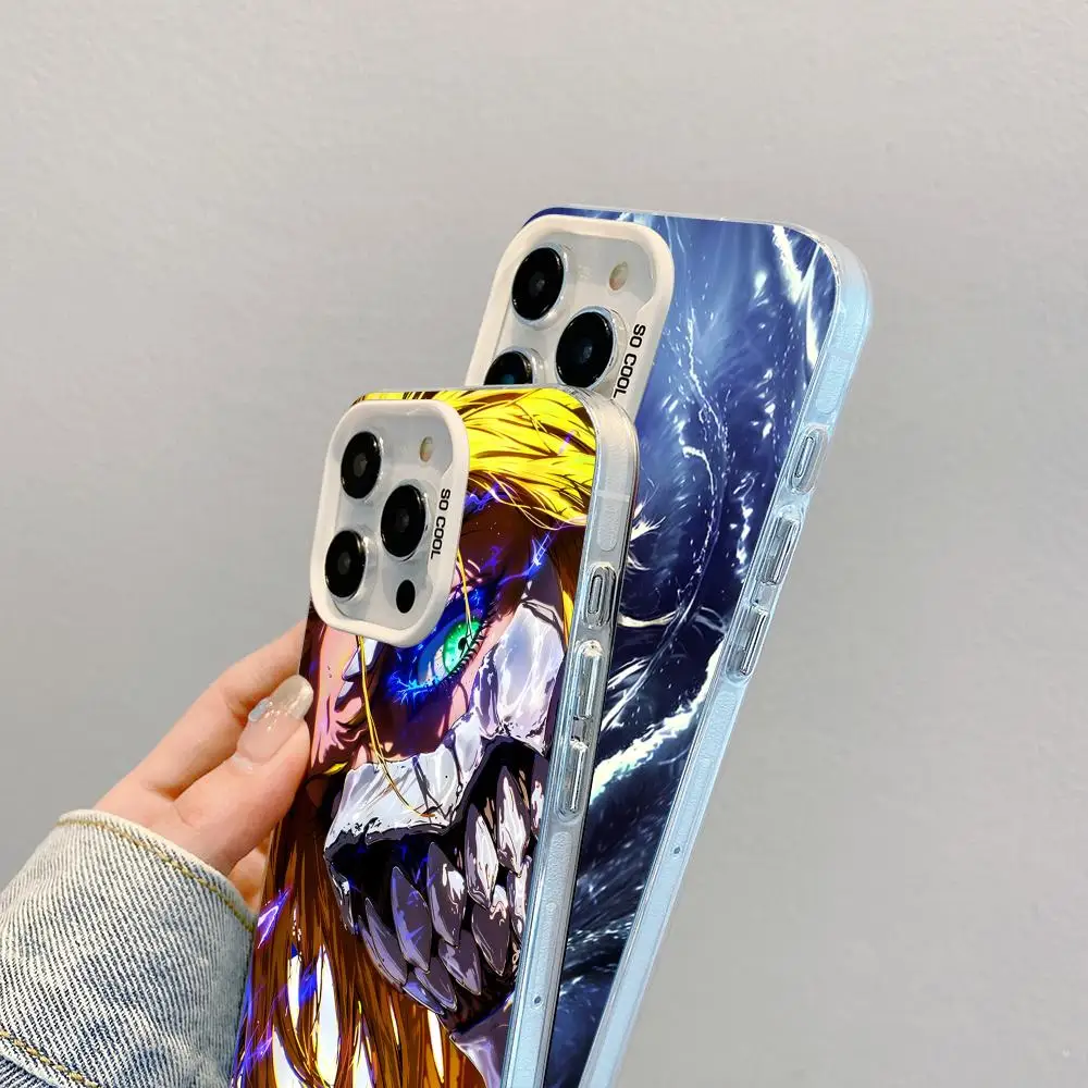 

Чехол для телефона Bleach Tier Harribel для iPhone 17 16 15 14 13 12 11 X XR XS 8 7 Air Pro Max Plus, белый полупрозрачный