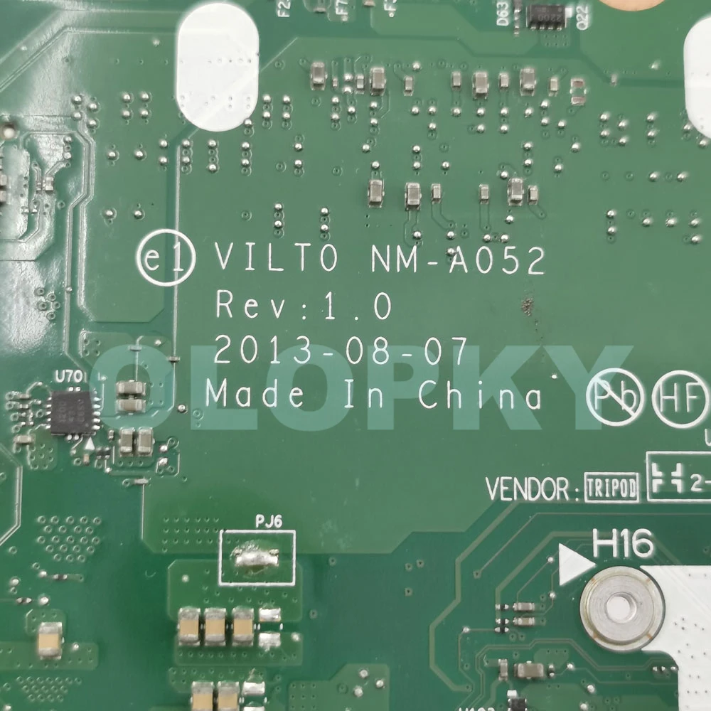 NM-A052 Laptop Motherboard For lenovo thinkpad T440S Mainboard with i3 i5 i7-4th Gen CPU 4G RAM 100% Tested