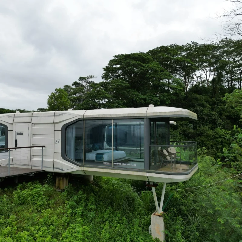 

Космическая капсула Сборный дом Интегрированные современные деревянные домики Модульные крошечные домики Дом отпуска