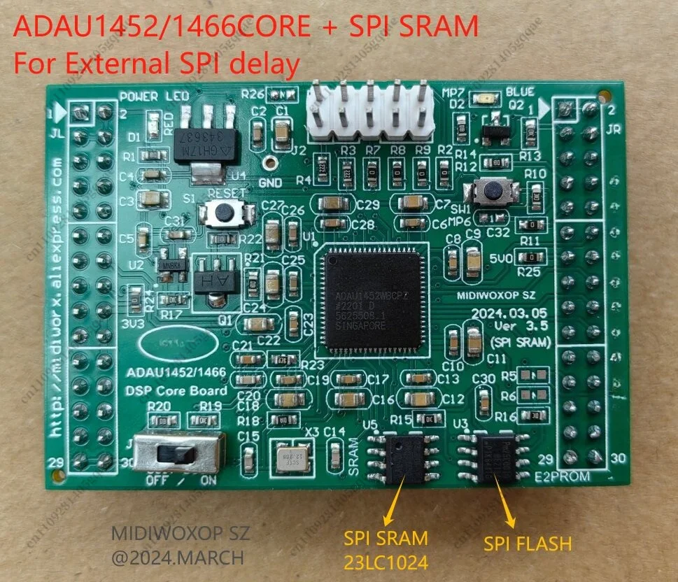 1466 1467 1452 ADAU1466 ADAU1467 1452SRAM DSP Core Board Entwicklungsboard – Detail 5