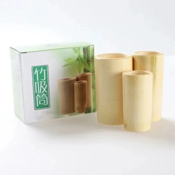 

free shipping 3pcs set Bamboo tube cupping apparatus bamboo cupping therapy