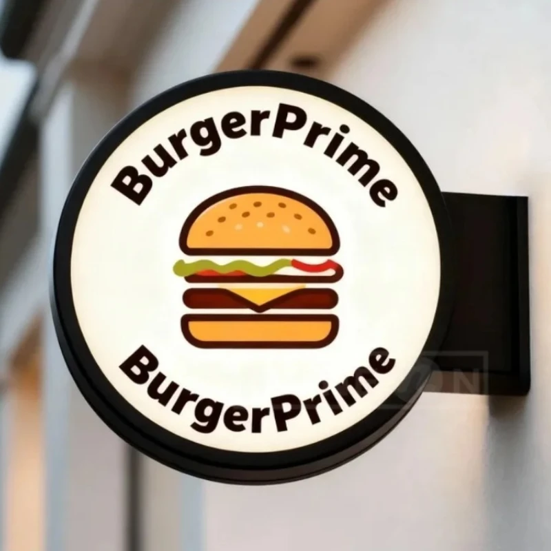 صندوق إضاءة مخصص شعار مشرق الاكريليك/المعادن LED علامات مضيئة للمنزل في الهواء الطلق والأعمال الجدار الديكور علامات ضوء مضيئة