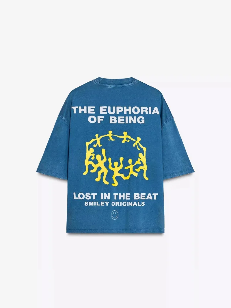 เสื้อยืดผู้หญิงสไตล์อเมริกันเรโทร ลายพิมพ์ร่วมกัน ทรงหลวม ผ้าฝ้าย สไตล์ลำลอง สตรีทแฟชั่น ฤดูร้อน 2025