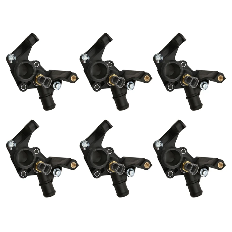 

6X Cooling System Thermostat Automobile Water Thermostat Cover For Ford Focus 7M5G-8K556-Ac 7M5g8k556ac