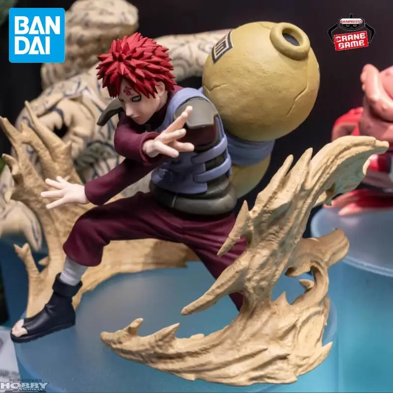 ฟิกเกอร์การ์ตูนนารูโตะ กาอาระ ของแท้จาก Bandai ของสะสม โมเดลแอคชั่น ตุ๊กตาการ์ตูน ของเล่นตั้งโต๊ะ ของตกแต่งพีวีซี ของขวัญเทศกาล
