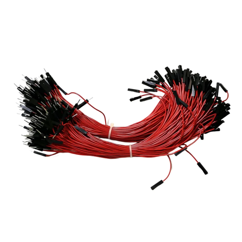 

100PCS 20cm RED 1P Male To Female Jumper Wire Dupont Cable Red Used For Circuit Experiment