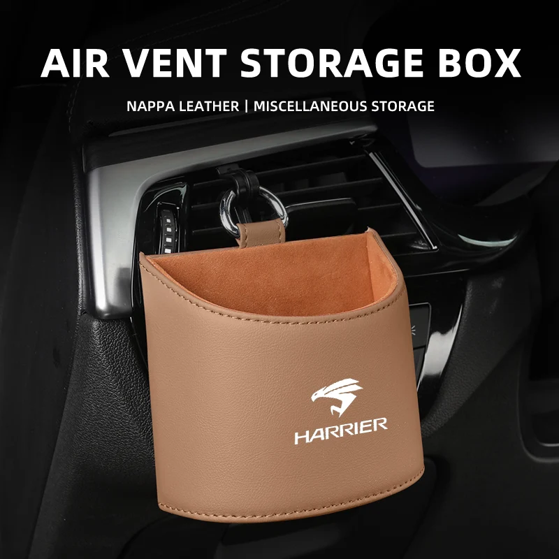 Car Air Vent Hanging Container Case Portable Storage Box For Toyota Harrier 80 30 60 XU30 XU60 Venza 2020 2021