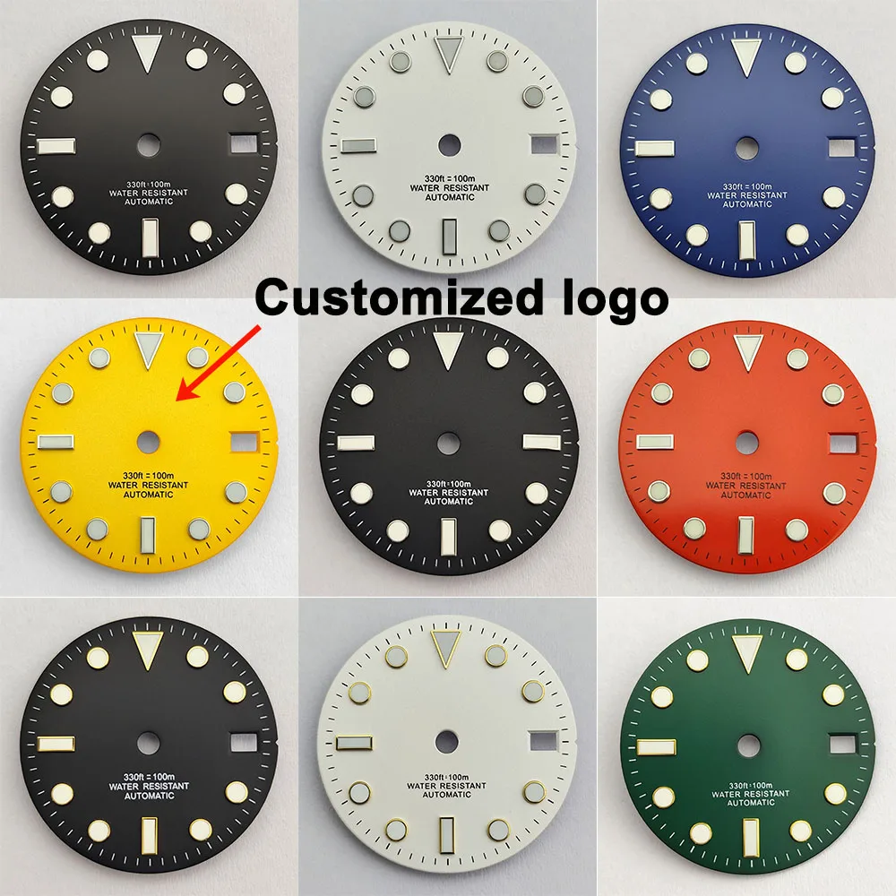 قرص NH35 28.5 ملم مناسب لساعة الحركة الأوتوماتيكية NH35NH35A ملحقات مؤشر NH35