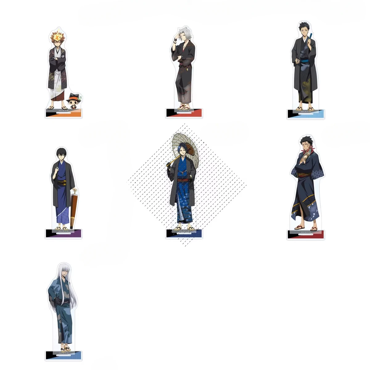 Gioco Gokudera Hibari XANXUS Mukuro Squalo Belphegor Tsuna Acrilico Stand Doll Anime Figura Modello Cosplay Giocattolo per il Regalo