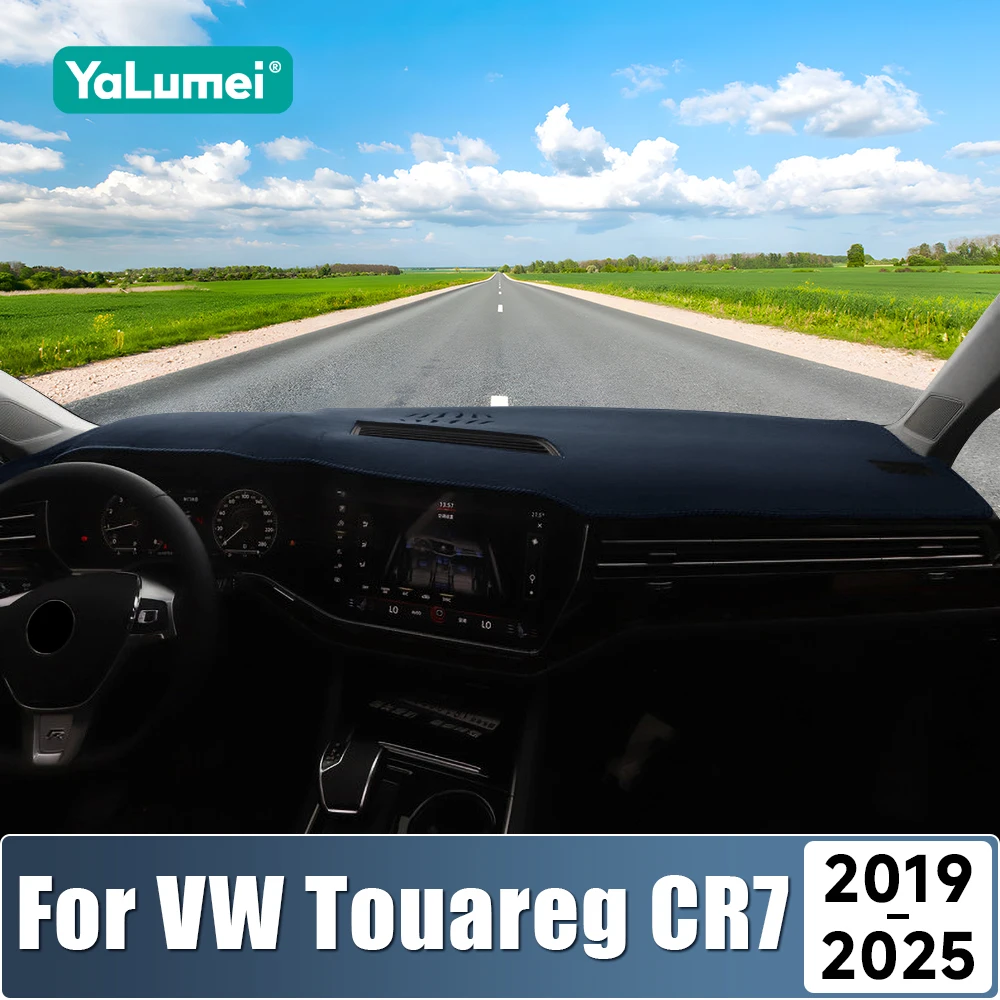 Für Volkswagen VW Touareg CR7 2019 2020 2021 2022 2023 2024 2025 Auto Armaturenbrett-Matte Sonnenschutz Instrumententafel-Abdeckung Zubehör