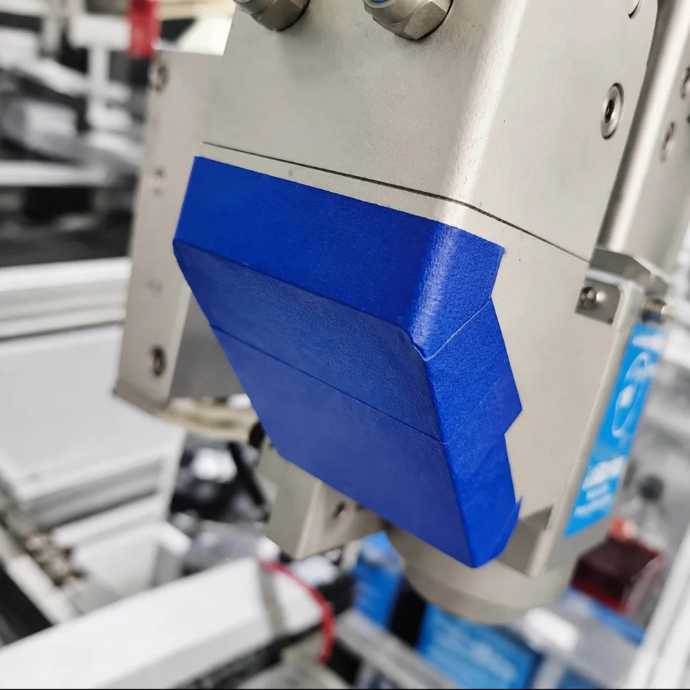 Hochtemperatur-Abdeckband aus Krepppapier, leicht abreißbar, rückstandsfrei, hitzebeständiges Klebeband für die Wartung von Lasermaschinen – Detail 2