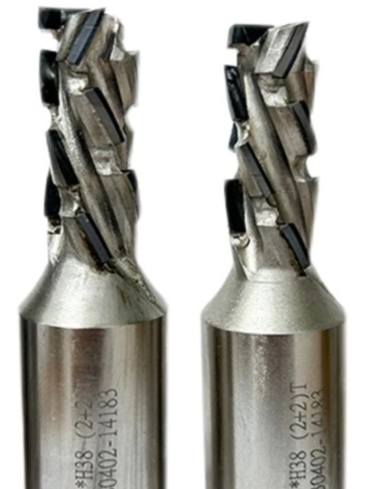 Diamond spiral straight cutter multi-shaped slotted spiral trimming knife CNC cutting bottom milling cutter tools