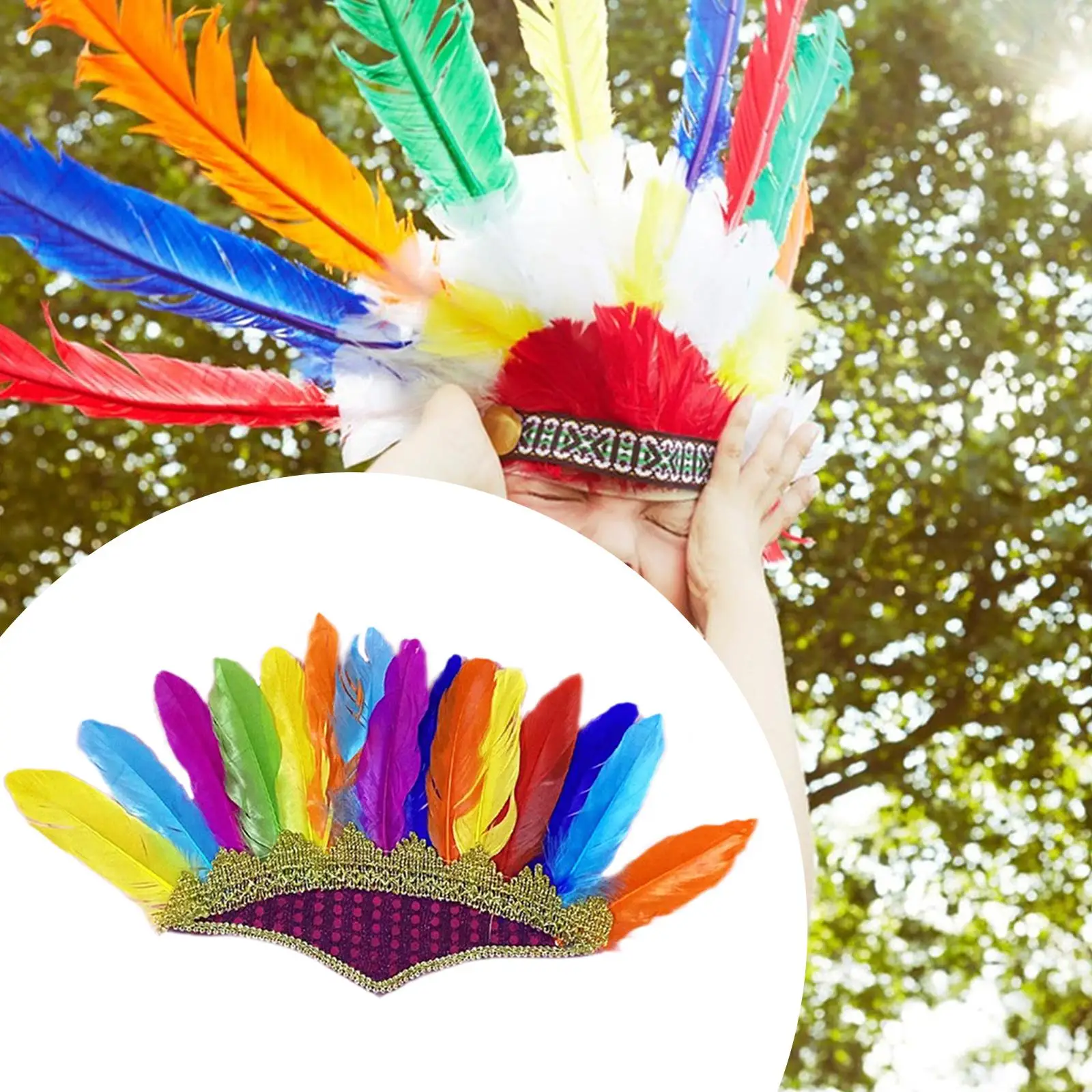 Kunstveren hoofddeksel voor kinderen Fancy Dress voor jongens Grils avondfeest cosplay