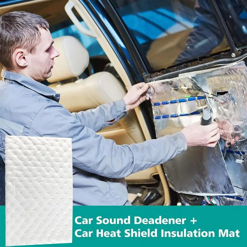 Automotive Sound Deadener Car Sound Insulation Cotton Thick Fire Retardant Interior Vibration Dampening Material For Engine Heat