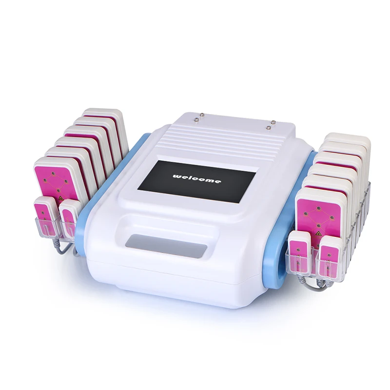 เครื่องแกะสลักกระชับสัดส่วน lipolaser แบบพกพา 650nm LED Body Shaping Beauty เครื่อง