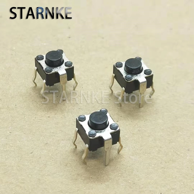 50PCS Tactile Tact Switch 6*6*5MM Vertical 5Pins Push Button Micro Switch 6X6X5 Induction Cooker TV