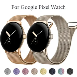 Milanese Loop For Google Pixel Watch 3 Strap 45mm accessories Metal stainless steel Belt bracelet correa for Pixel Watch 3 Band