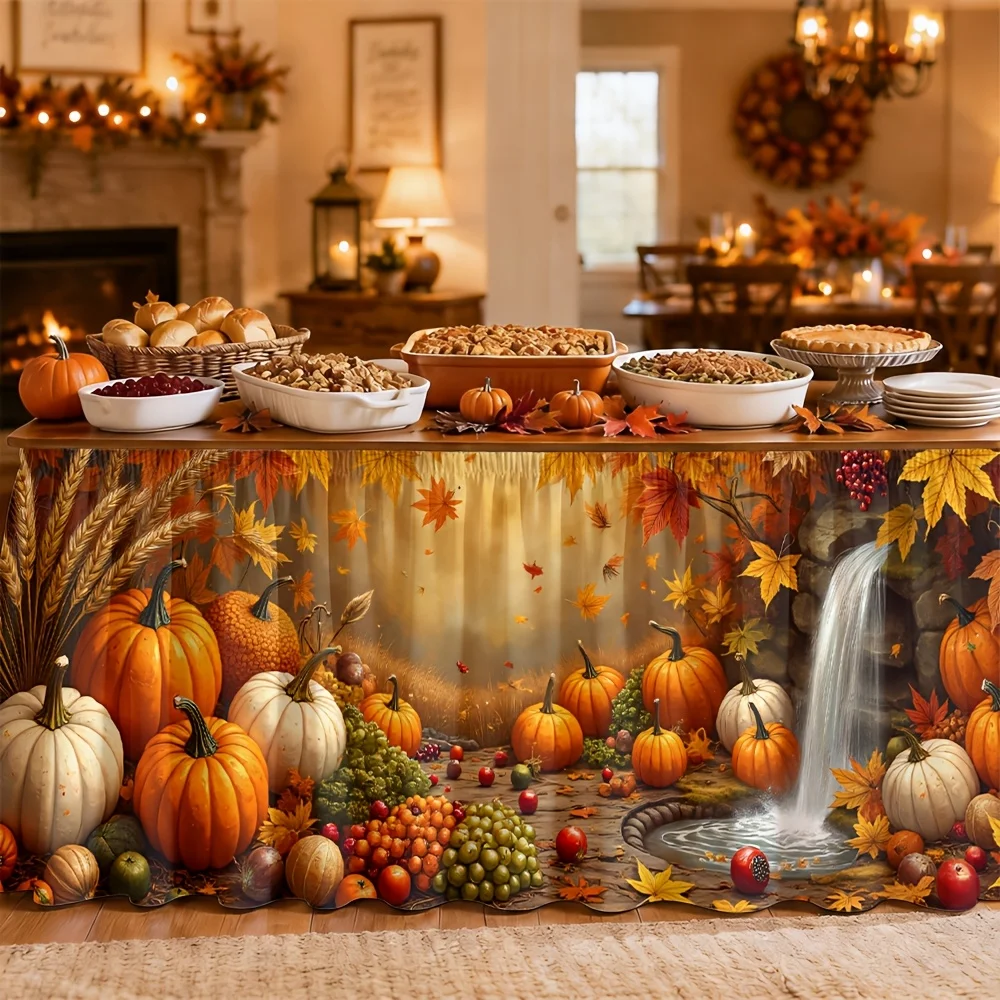 Printed polyester, country style,comfortable and cozy.Dining table,kitchen countertop,buffet bar counter,coffee shop table cover