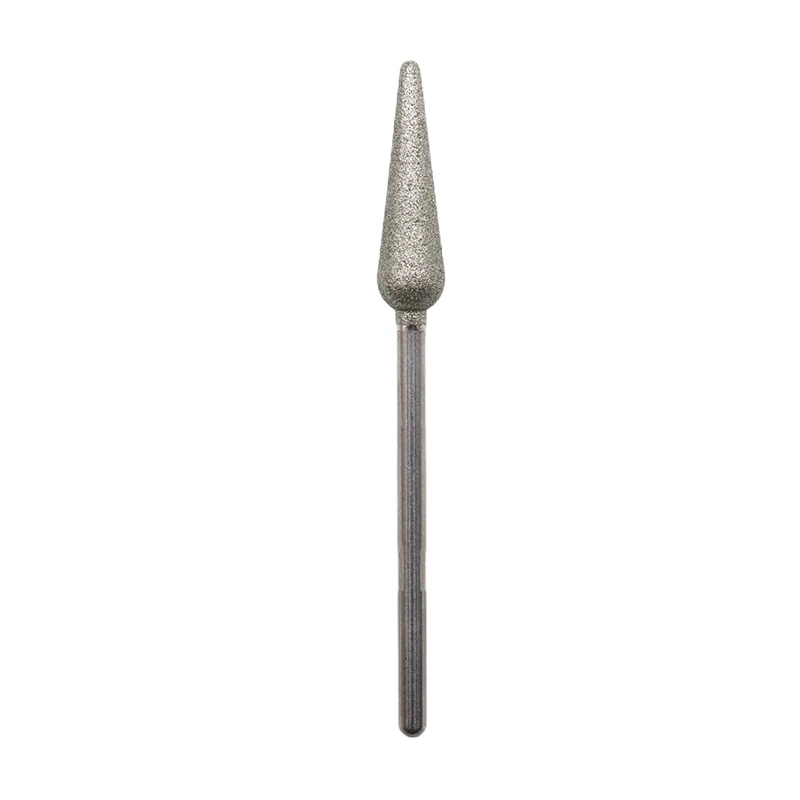 MD0620D  3/32"  Diamond Burrs Drill Bit Nails Stainless Steel Cutter For Manicure Professional Remove Nail Gel Tools