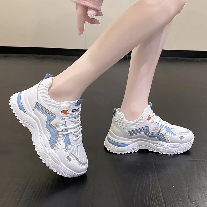 2024 Spring New Women's Fashion Casual Sports Shoes Comfortable and Breathable Casual Shoes Outdoor Running Sports Shoes