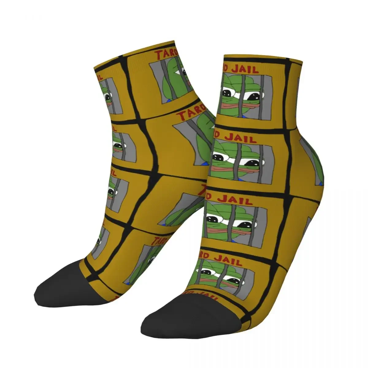 Cute Tard Jail Apu Apustaja Pepe Frog Socks Men Women Warm 3D Print Football Sports 