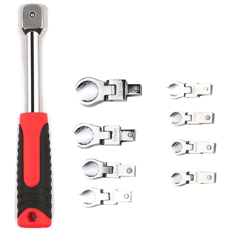 Ratchet Wrench Shaking Head Wrench Rotatable Removable Flexible Torque Spanner Ratchet Handle Wrench Hand Tool