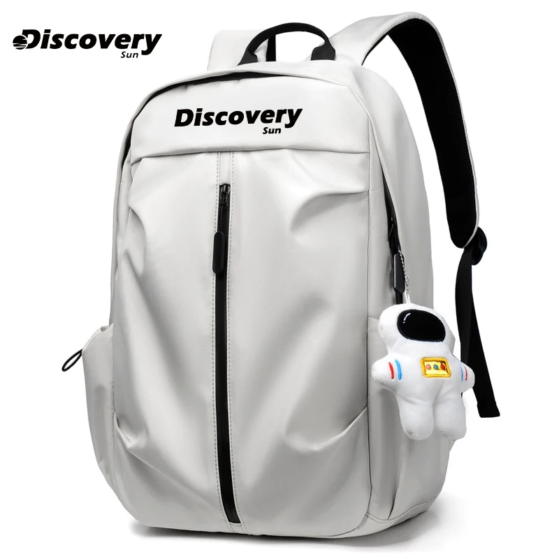 DISCOVERY-SUN New Waterproof Nylon Women Backpack Female Travel Bag Backpacks Schoolbag for Teenage Girls Solid Color Bookbag