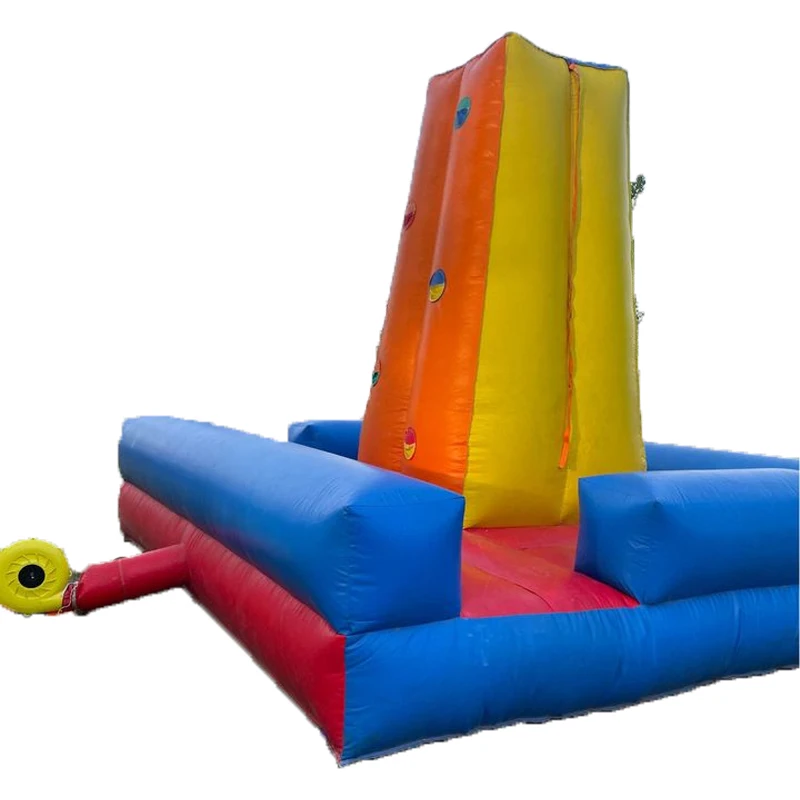 Children's Small InflatableRock Popular Good Quality Competative Inflatable Sport games PVC Inflatable Climb Wall with Blower