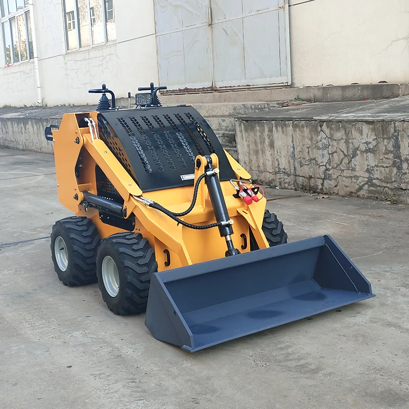 중국 제조업체 미니 스키드 스티어 로더 판매 농장용 스키드 스티어 로더 빠른 배송 다기능 휠 로더