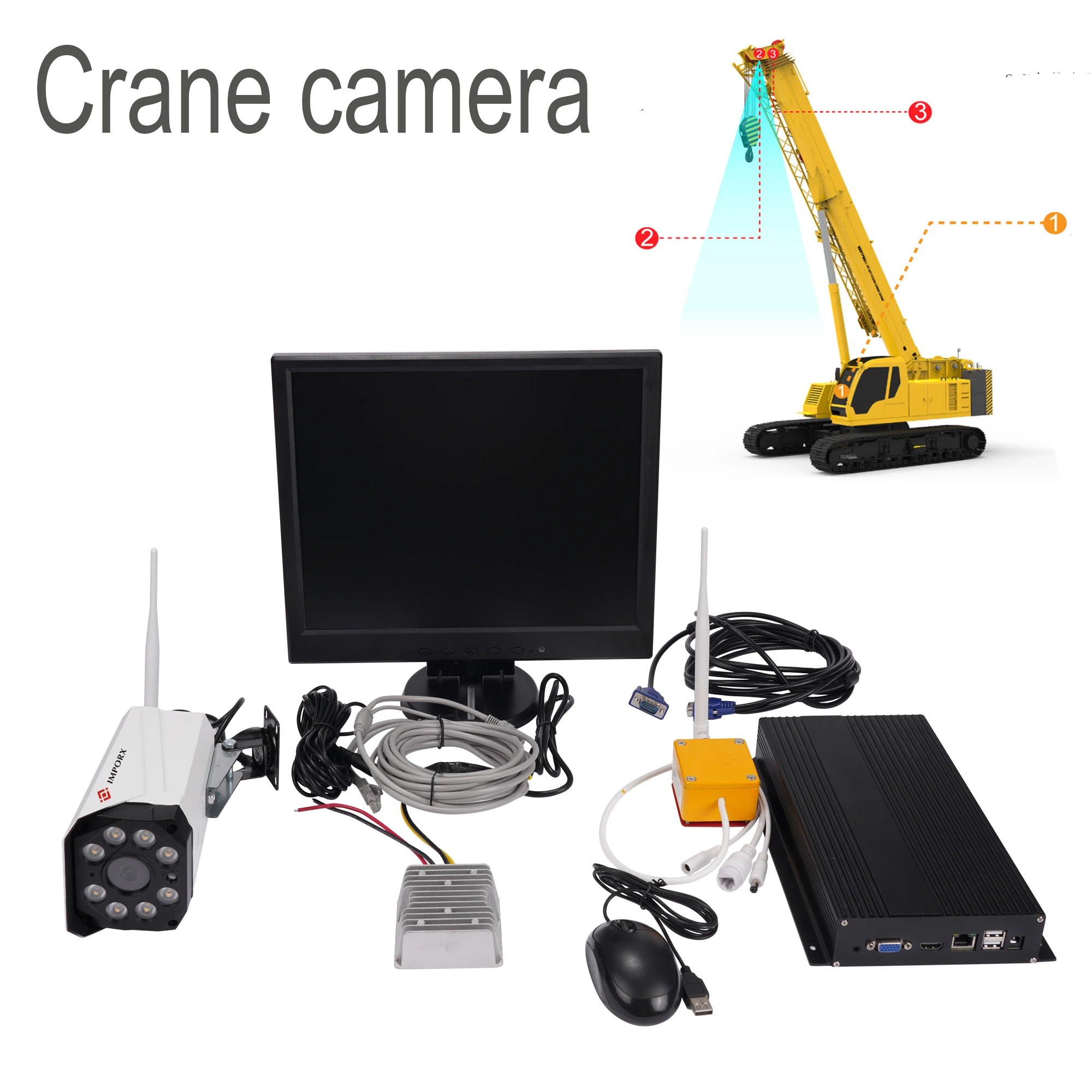 

Crane Camera Wireless Zoom Car Reversing Rear Amplification High-Definition Digital Display Full Color Nght Vision