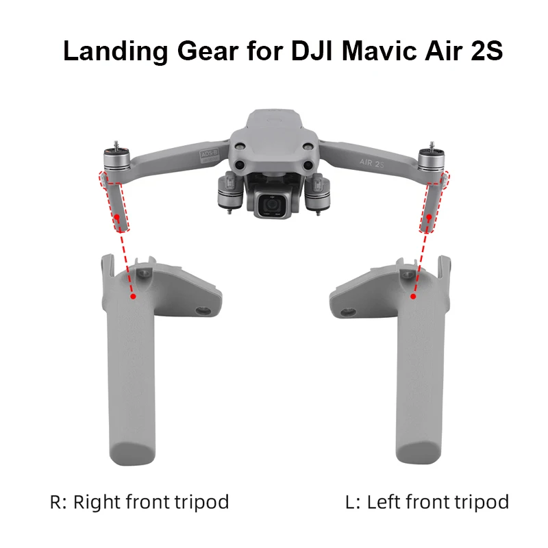 Sửa Chữa Bộ Càng Đáp Chân Cho DJI Mavic Air 2S Trái/Phải Trước Cánh Tay Chân Máy Thay Thế Phụ Tùng Cho DJI Air 2S Phụ Kiện