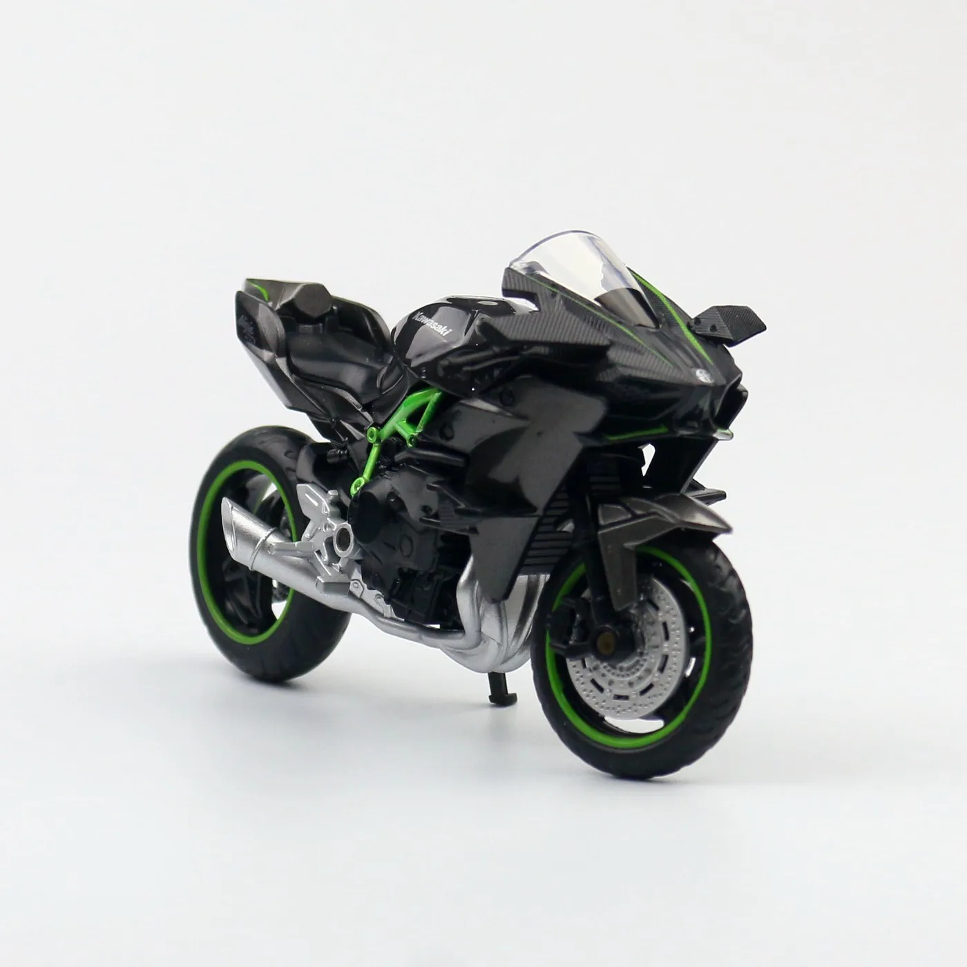 1/18 Kawasaki Ninja H2R Motorcycle Toy Model CCA Caipo 1:18 Diecast Vehicle Miniature Free Wheels Collection Gift Boys Children