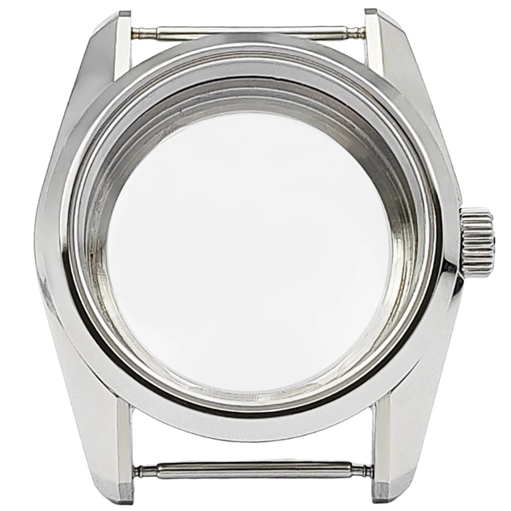 

36mm Watch Case For NH35 NH36 ETA2824 PT5000 ST2130 Silver Stainless Steel Sapphire Glass Watches Automatic Movement Part