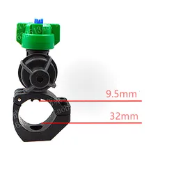 32mm spray pipe fittings, pipe clamp to prevent dripping, garden watering, agricultural sprayer nozzle tool, atomizing tractor