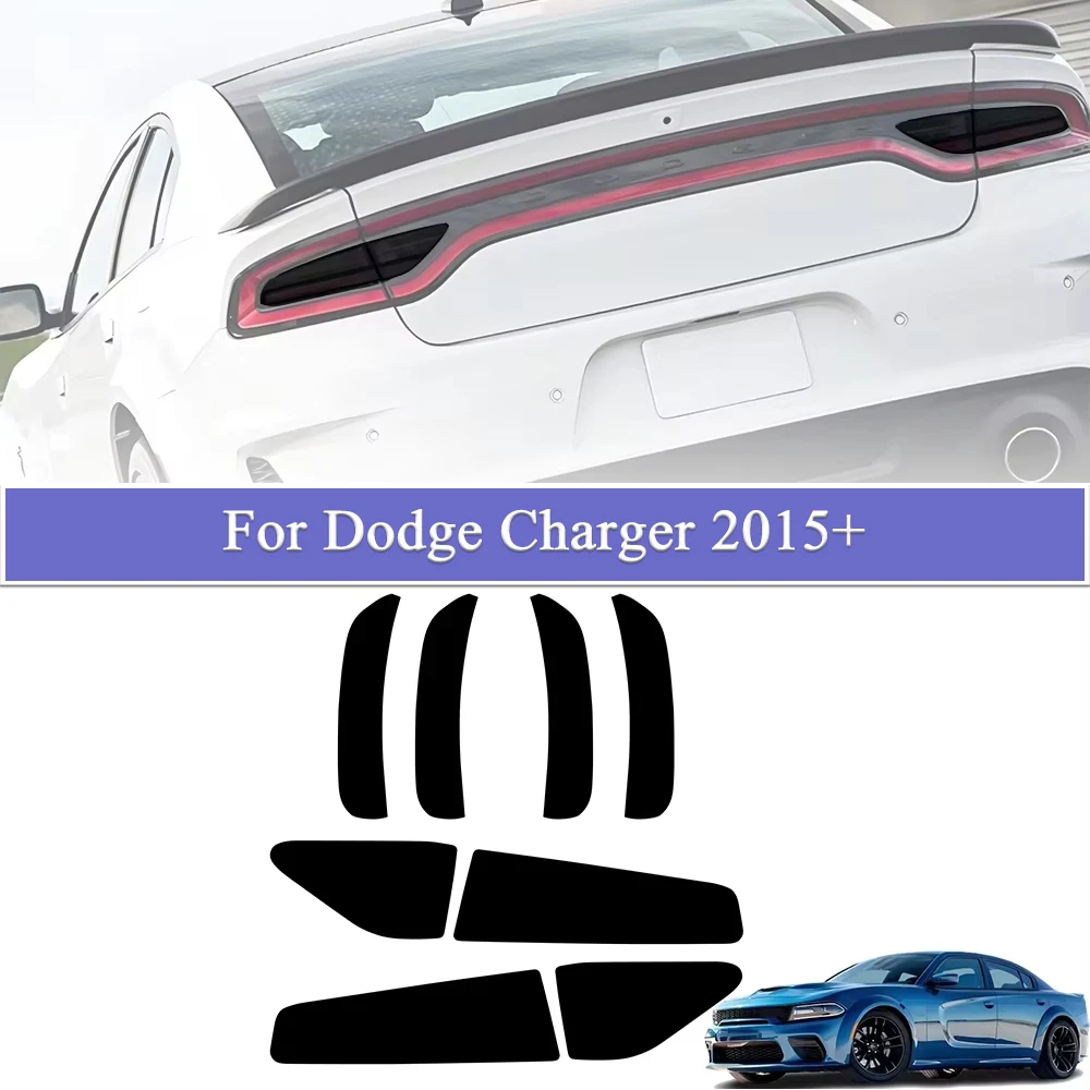 

Пленка-наклейка для затемнения задних фонарей и боковых габаритных огней для Dodge Charger 2015-2026, аксессуары для стайлинга автомобиля