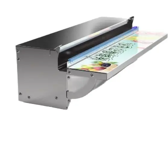 เครื่องเคลือบตัดฟิล์ม PE เครื่องซีลผักซุปเปอร์มาร์เก็ต เครื่องบรรจุฟิล์มเก็บผลไม้สด